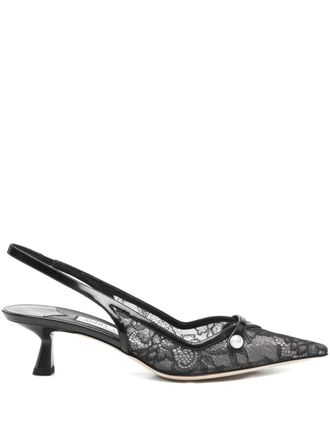 Jimmy Choo London Amita slingback pumps - Black