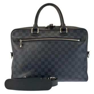 Louis Vuitton Pre-owned Handbags, male, Black, Size: ONE SIZE Pre-owned Vintage Briefcase