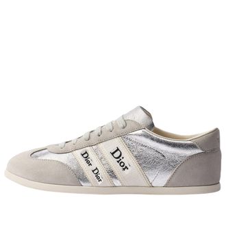 Dior Ribbon Sneaker Gray Silver KCK553SLU_S53G