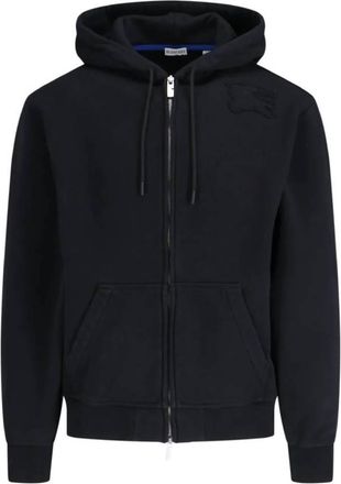 Burberry Equestrian Knight Patch Zip Hoodie, Size XX-Large