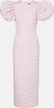 Rotate Abito midi in jacquard