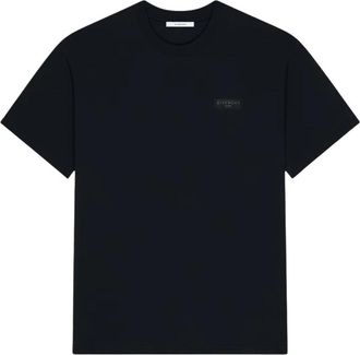 Givenchy Polo met Paris Gros Grain - Heren - T-shirts - Zwart - 2XL - Katoen - Tops