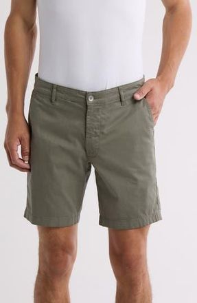 AG - Adriano Goldschmied Wanderer 8.5-Inch Stretch Cotton Chino Shorts in Sulfur Rocky River at Nordstrom Rack, Size 29
