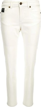 Versace Jeans Couture 5-pocket Jeans - Dames - Slim Fit Jeans - Wit - W26 - Katoen - Jeans