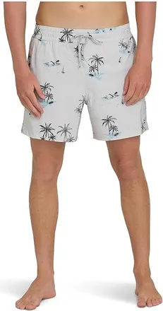 Billabong Lineup LB Mens Swimwear Fog Gray : 2XL, Polyester/Spandex