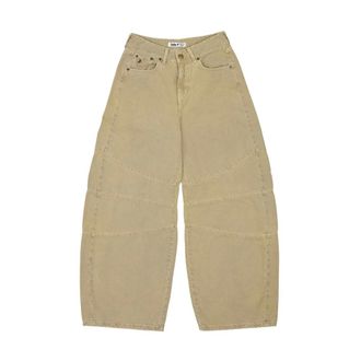 Lois Skater Knee - Dames - Jeans - Beige - Maat: W28 L32 Katoen