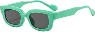Generic Square Womens Outdoor Sunglasses Vacation Mens Driving Sun Glasses(Green)