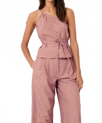 Sessun Sudista Asymmetrical Top In Pink