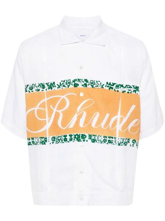 Rhude Rhude Linen Cuban Shirt Rhps24sr10023060