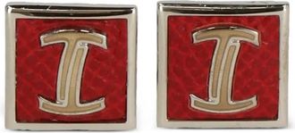 Tod's Vierkante manchetknopen met logo - Rood