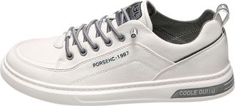 Generic Shoes for Men Size 7 Sneakers Fashion Custom Low Top Leather Board Shoes Men Skateboard Casual Shoes Casual Men Shoes Wide Width White