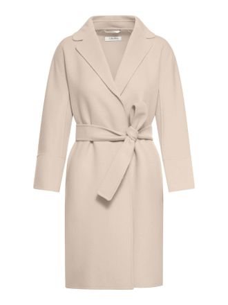 Max Mara ARONA SHORT COAT IN BEIGE ROSE WOOL - Smaxmara - Woman