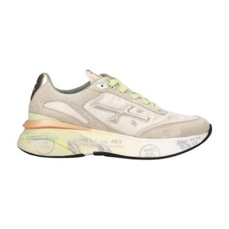 Premiata Flat Shoes for Women - female - Premiata - Sneakers - Beige - 7 UK - Shoes