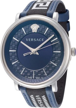 Versace VE5A01121 Mens V Circle Watch - Silver - One Size