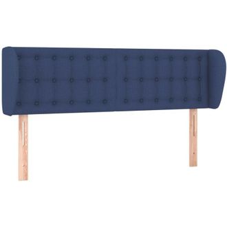 vidaXL Cabecero De Tela Azul 147x23x78/88 Cm Vidaxl