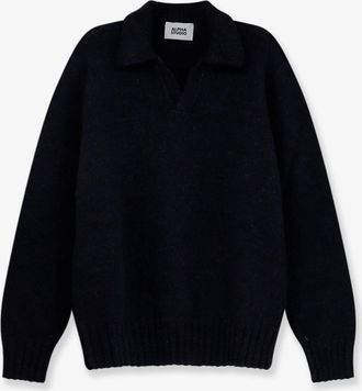 Alpha Studio Maglia con colletto a costine in misto lana - ALPHA-STUDIO - gender_Man
