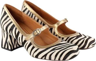 Chie Mihara Loafers - Dames - Pumps - Zwart - 35 EU - Leer - Schoenen