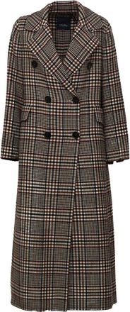 Max Mara Abrigo Cruzado - Coats - Mujer - Multicolor - S