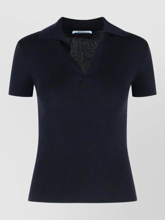 Max Mara virgin wool polo shirt