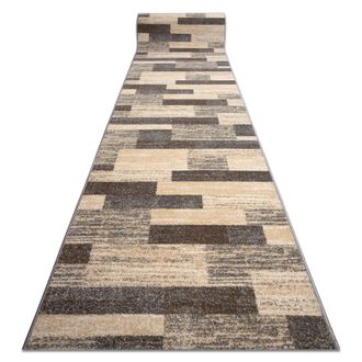 RugsX Rugsx - Passatoia Karmel Deski Tavole Caramello Grigio 80cm Beige 80x730 Cm