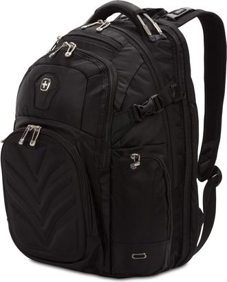 SwissGear Travel Gear 5709 ScanSmart Laptop Backpack | Fits Most 15 Inch Laptops and Tablets | TSA Friendly Backpack | Ideal for Work, Travel, School, College, School, and 