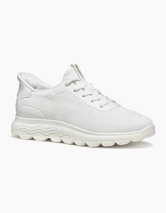 Geox Womens D Spherica Plus A Womens Trainers - White - Size: 7.5