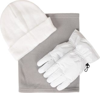 Mountain Warehouse Dames/Dames sneeuwaccessoireset (Gebroken wit)