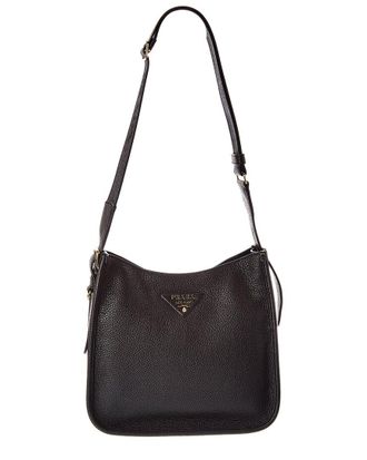 Prada Medium Leather Hobo Bag