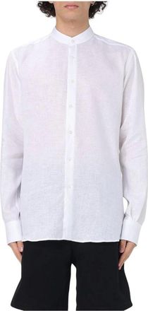 Karl Lagerfeld Heren, Overhemden, Wit, Maat: XL Linnen