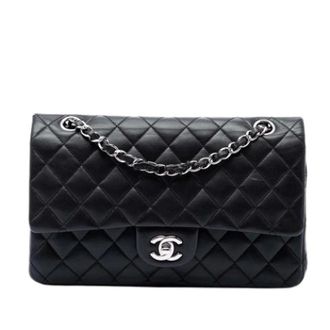 Chanel Pre-owned Double Flap Schoudertas - Dames - Pre-owned - Zwart - Maat: ONE Size Leer