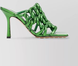 Bottega Veneta leather stretch mule sandals