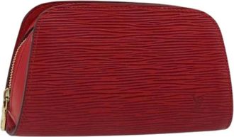 Louis Vuitton Pre-owned Clutches, female, Red, Size: ONE SIZE Pre-owned Vintage Epi Pouch