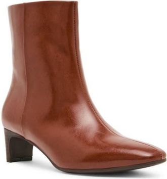 Blondo Serra Waterproof Bootie in Cognac Smooth at Nordstrom, Size 7.5