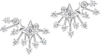 Hueb Luminus 18K White Gold Diamond Earrings at Nordstrom
