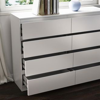 Vicco Aparador Calisto, Blanco, 138 X 101.5 Cm, Vicco