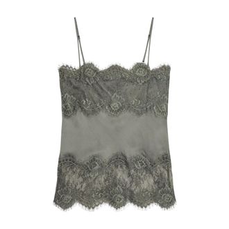 Birgitte Herskind Dames, Tops, Grijs, Maat: L Denim