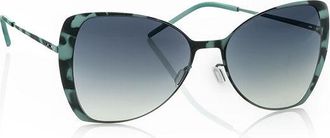 Italia Independent II 0204 038.000 Womens Sunglasses Blue Size 55
