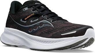 Saucony Womens Guide 16 Wide Sneaker In Black/white