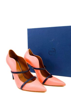 Malone Souliers Maureen Pink Mules Size 38