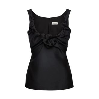 Magda Butrym Sleeveless Tops, female, Black, Size: S Top 06