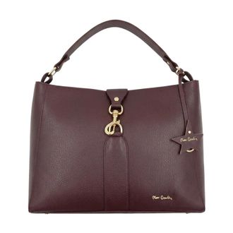 Pierre Cardin 55116 Dollaro - Dames - Schoudertassen - Bruin - ONE Size - Leer - Tassen