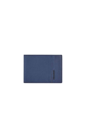 Piquadro Mens Wallet Blue Recycled Polyester Bags