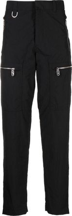 Fendi zip-pockets slim trousers - men - Polyamide/Cotton/Polyester - 50 - Black