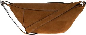 AllSaints Suede Bag Esme - Dames - Heuptassen - Bruin - ONE Size - Leer - Tassen