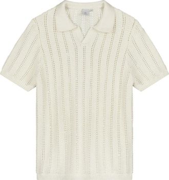 Law Of The Sea LAW OF THE Sea, Heren, Tops, Beige, Maat: S Leer