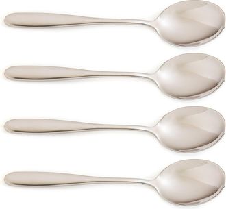 La Redoute Interieurs Set van 4 eetlepels in inox, Ebano