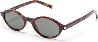 Saint Laurent SL 751 Jeanne 003 Zonnebrillen - Dames - Zonnebrillen - Bruin - 50 MM - Accessoires