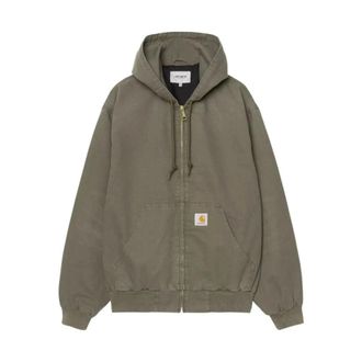 Carhartt Work in Progress Carhartt Wip, Light Jackets, male, Green, Size: M OG Active Jacket