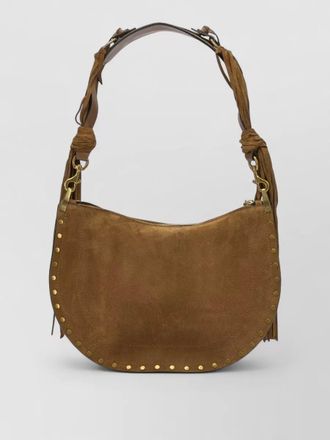 Isabel Marant oskan soft medium shoulder bag fringe studs