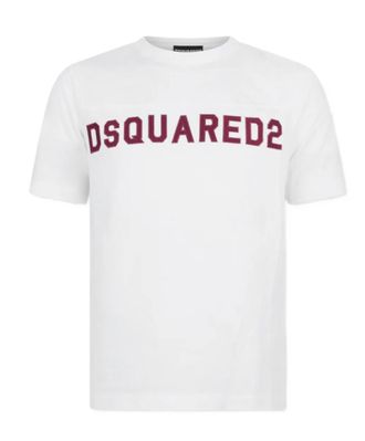 Dsquared2 White Cotton T-shirt